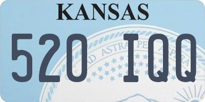 KS license plate 520IQQ