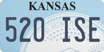 KS license plate 520ISE