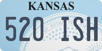 KS license plate 520ISH