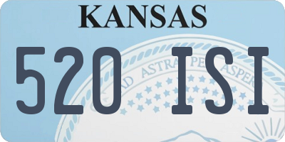 KS license plate 520ISI