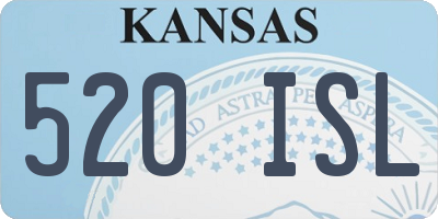 KS license plate 520ISL