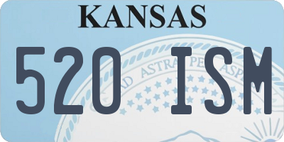 KS license plate 520ISM