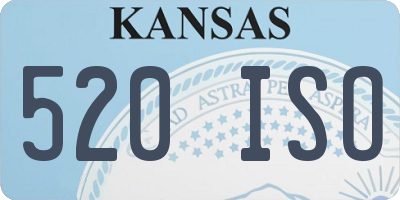 KS license plate 520ISO