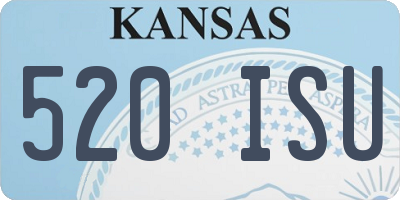 KS license plate 520ISU