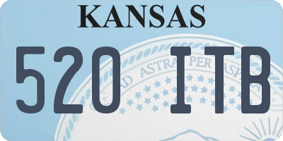KS license plate 520ITB