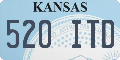 KS license plate 520ITD