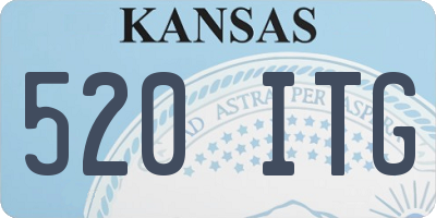 KS license plate 520ITG