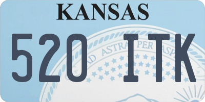 KS license plate 520ITK