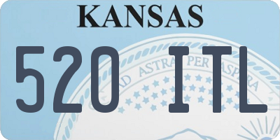 KS license plate 520ITL