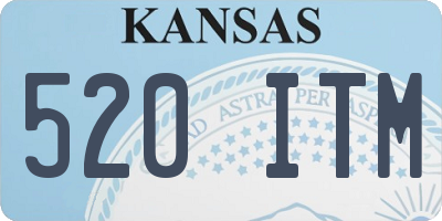KS license plate 520ITM