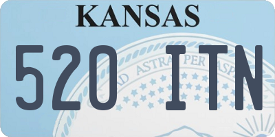 KS license plate 520ITN