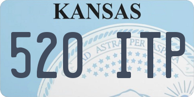 KS license plate 520ITP