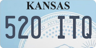 KS license plate 520ITQ