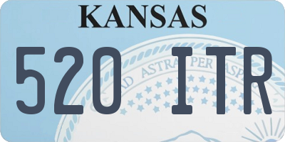 KS license plate 520ITR