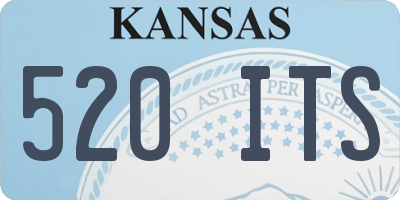 KS license plate 520ITS