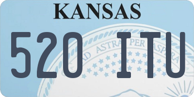 KS license plate 520ITU