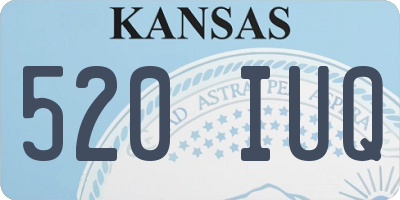 KS license plate 520IUQ