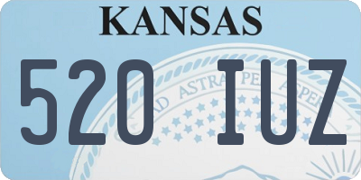 KS license plate 520IUZ