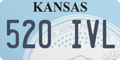 KS license plate 520IVL