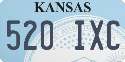 KS license plate 520IXC