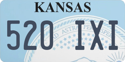 KS license plate 520IXI