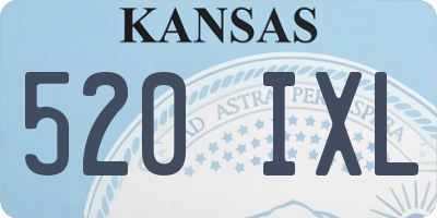 KS license plate 520IXL