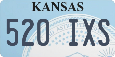 KS license plate 520IXS