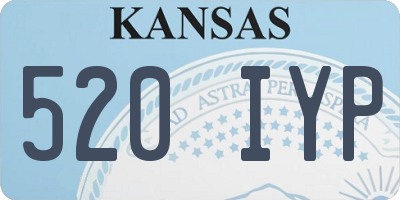 KS license plate 520IYP