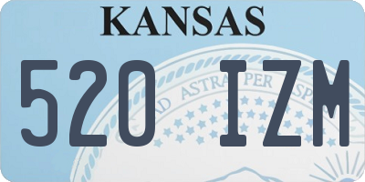 KS license plate 520IZM