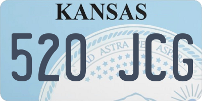 KS license plate 520JCG