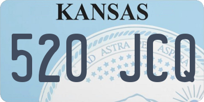 KS license plate 520JCQ