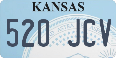KS license plate 520JCV