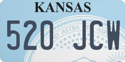 KS license plate 520JCW