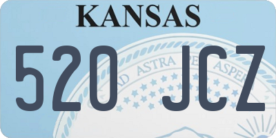 KS license plate 520JCZ