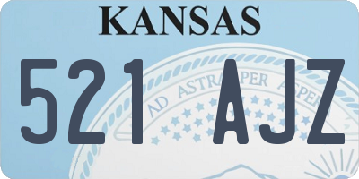KS license plate 521AJZ