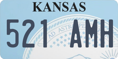 KS license plate 521AMH