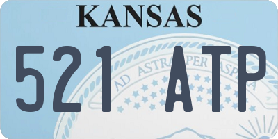 KS license plate 521ATP