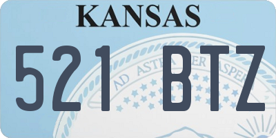 KS license plate 521BTZ