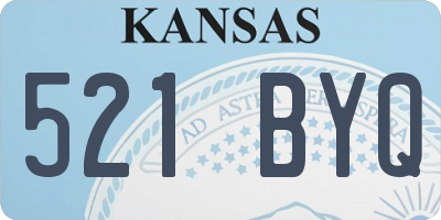 KS license plate 521BYQ