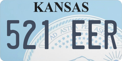 KS license plate 521EER