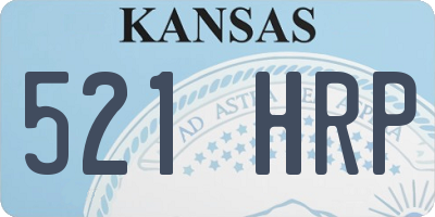 KS license plate 521HRP