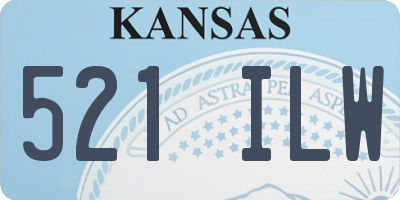 KS license plate 521ILW