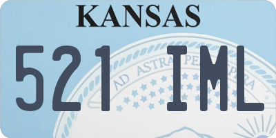 KS license plate 521IML