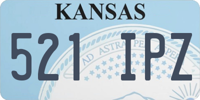 KS license plate 521IPZ