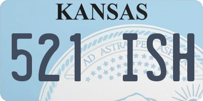 KS license plate 521ISH