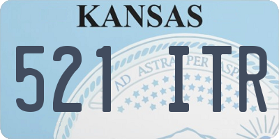 KS license plate 521ITR
