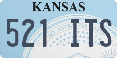KS license plate 521ITS