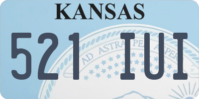 KS license plate 521IUI