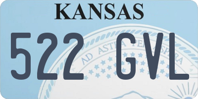 KS license plate 522GVL