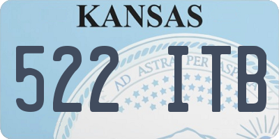 KS license plate 522ITB